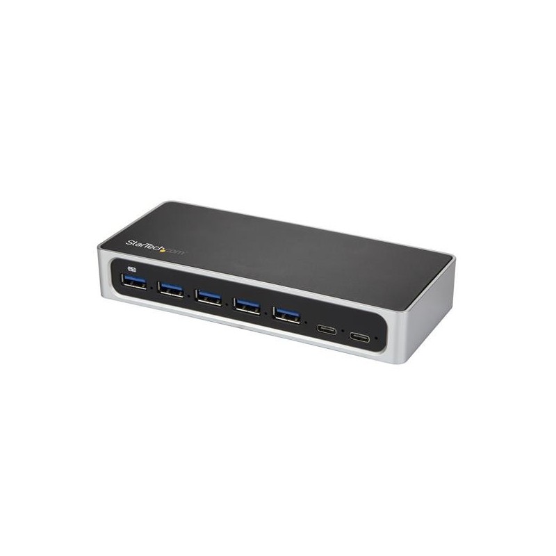 StarTechcom Hub Concentrador USB 30 USB C a 5x USBA y 2x USB Tipo C de 7  Puertos Ladrón USBC Alimentado
