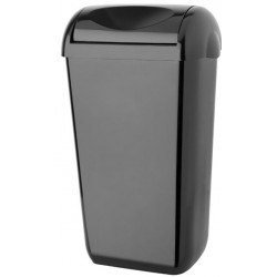 WASTE BIN BLACK Papelera 23 l