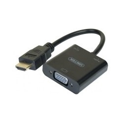 ADAPTADOR HDMI A VGA + AUDIO