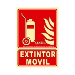 SEÑAL CARRO EXTINTOR PVC B...