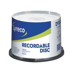 PK50 DVD-R LYRECO 4,7GB...