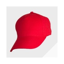 GORRA MUKUA 5 PANELES ROJA