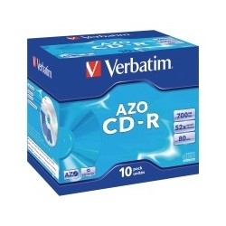PK10 CD-R VERBATIM 80'...