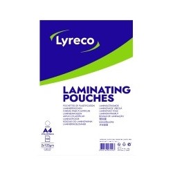 PK100 FUNDA PLAST LYRECO A4...