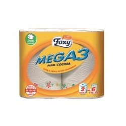 PK2 PAPEL FOXY COCINA MEGA3 2U