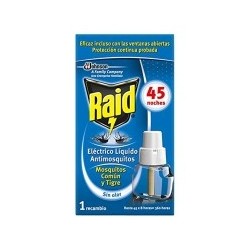 INSECTICIDA RAID REC 45 NOCHES