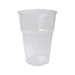 PK50 VASO PLAST 25CL CRIST...