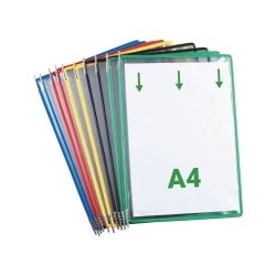 PK10 FUNDAS PVC A4 C/PIVOTE...